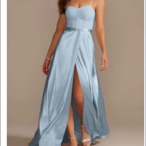 Dusty blue gown NWT